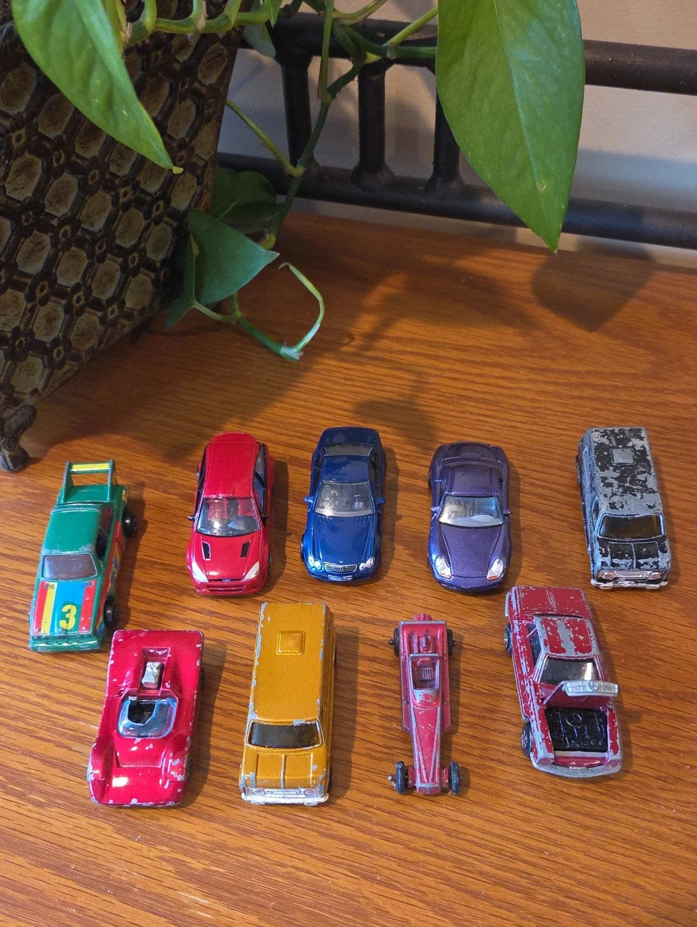 Vtg (9) Various Diecast Vehicles- ERTL, Tootsie Toy, Hong Kong Stamped, Real Toy